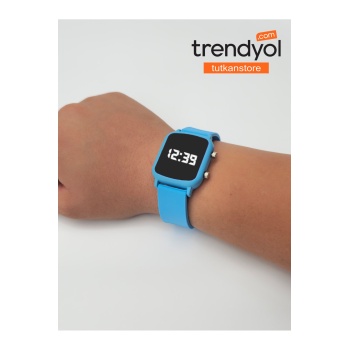 Dijital Led Çocuk Saati Silikon Kordon Erkek Ve Kadın Tüm Bileklere Uygun
