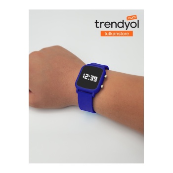 Dijital Led Çocuk Saati Silikon Kordon Erkek Ve Kadın Tüm Bileklere Uygun