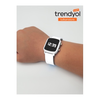 Dijital Led Çocuk Saati Silikon Kordon Erkek Ve Kadın Tüm Bileklere Uygun