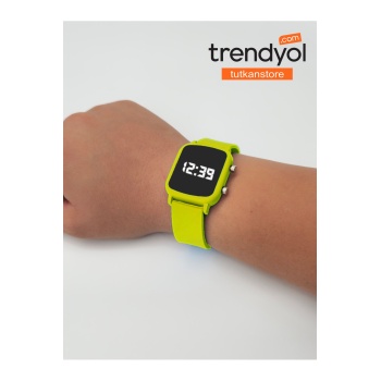 Dijital Led Çocuk Saati Silikon Kordon Erkek Ve Kadın Tüm Bileklere Uygun