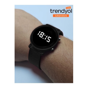 Unisex Dijital Tuşlu Silikon Kordon Kol Saati Çocuk Saati - Kadın - Erkek - Kullanıma Uygun