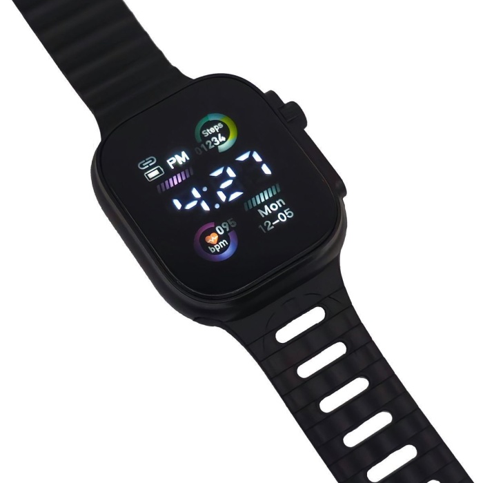 Çocuk Kol Saati İsme Özel Bileklikli Su Geçirmez Led Ekranlı Erkek Saat Kız Saat Akıllı Saat Değil!