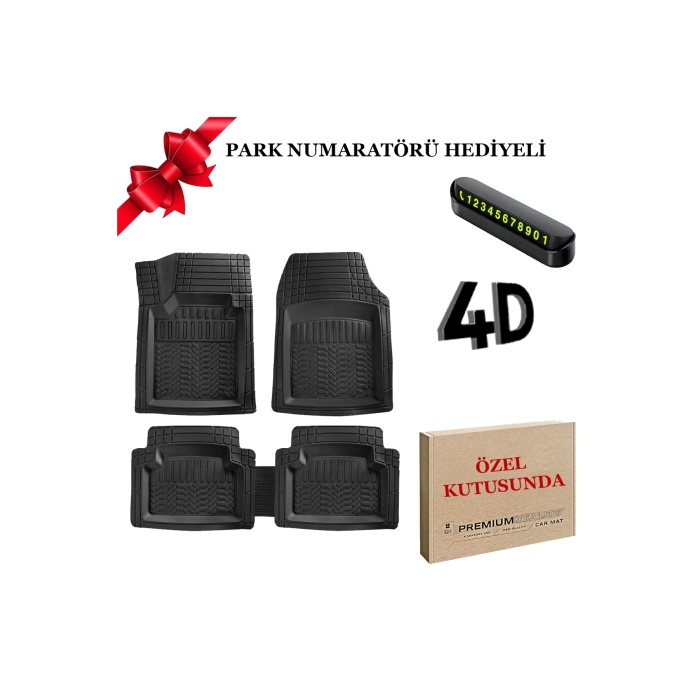 Oto Paspas 4D Havuzlu Universal Maximum Kutulu Siyah Sürpriz Hediyeli
