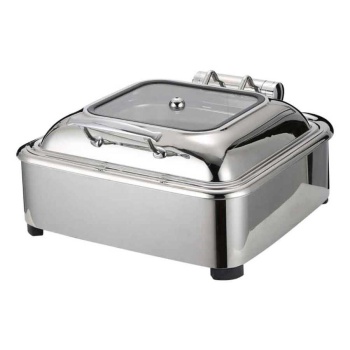 CHAFING DISH HİDROLİK KAPAK 6 L 2/3 GÖMME (CDH-6G)