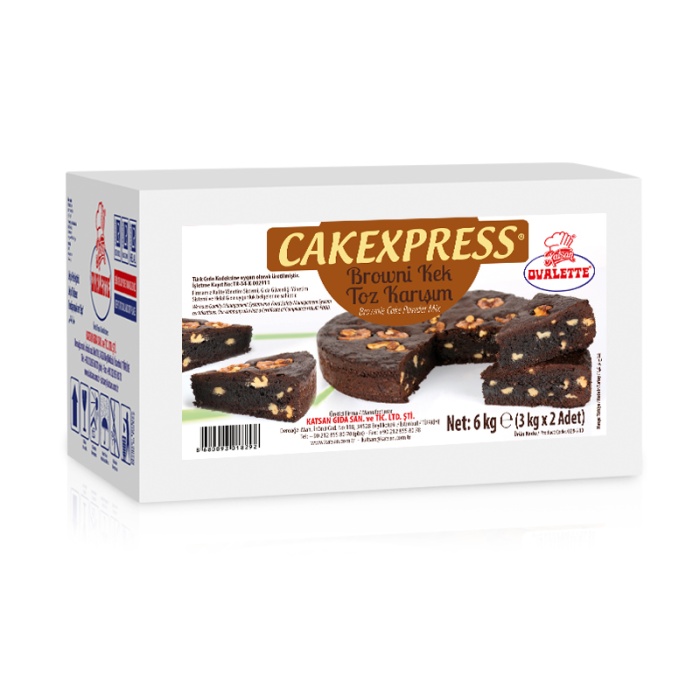 Ovalette Cakexpress Browni Kek Karışımı Tozu 3 Kg