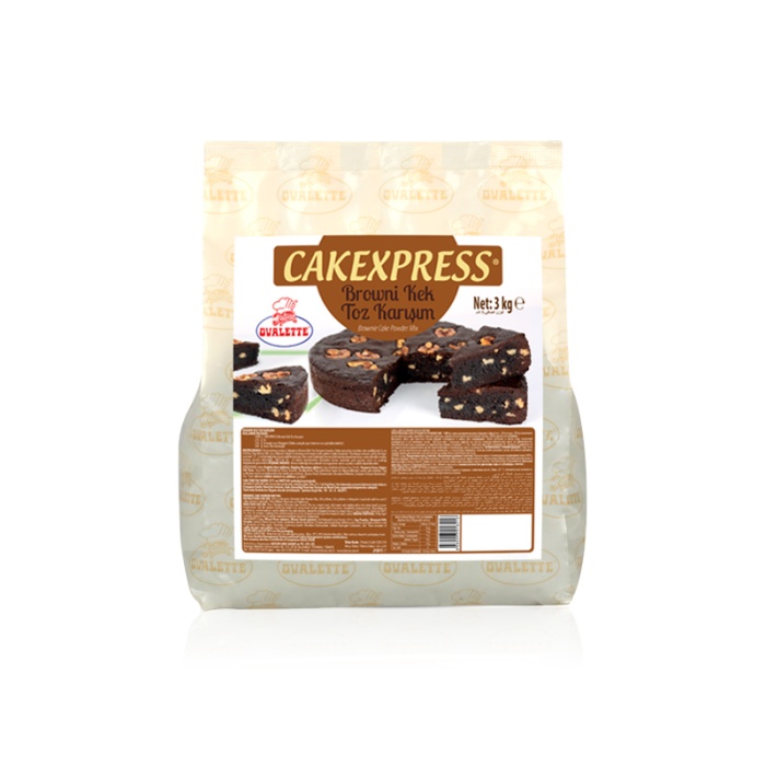 Ovalette Cakexpress Browni Kek Karışımı Tozu 3 Kg