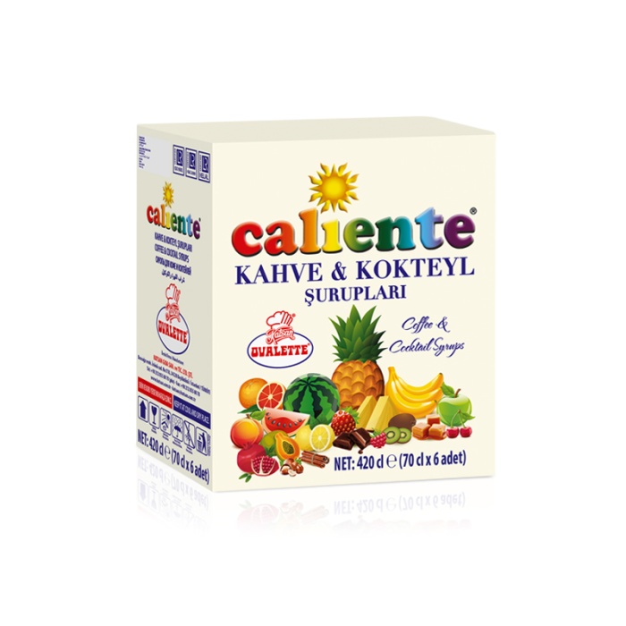 Caliente Çilek Aromalı Kahve Kokteyl Şurubu 70 cl 1 Adet