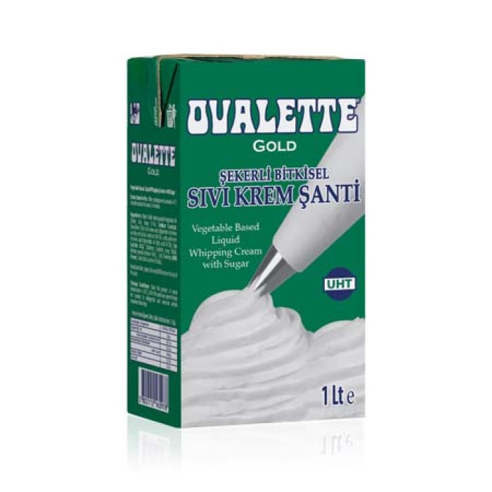 Ovalette Gusto Şekersiz Bitkisel Sıvı Şanti 12 Adet