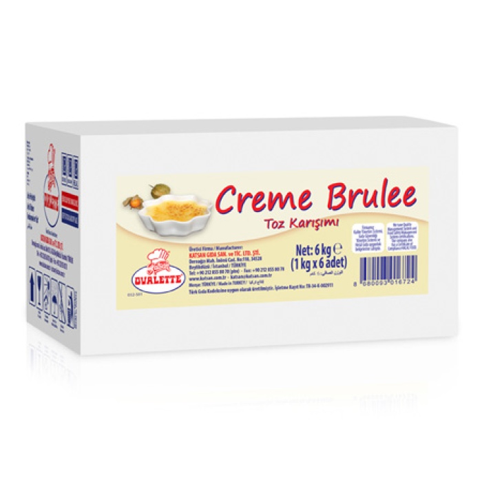 Ovalette Creme Brulee Toz Karışımı 1 Kg