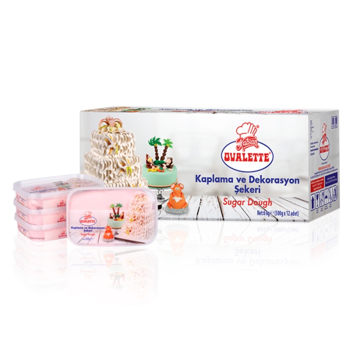 Ovalette Açık Pembe Şeker Hamuru 500 Gr