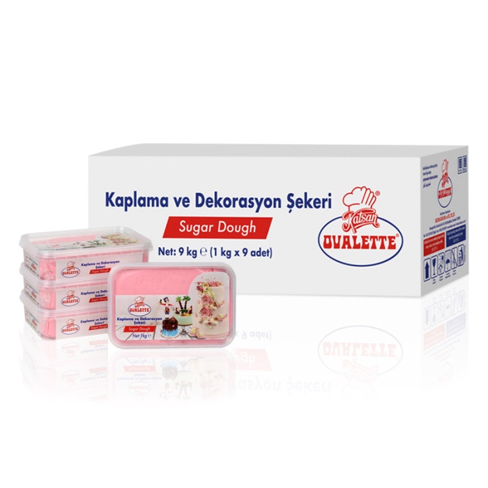 Ovalette Pembe Şeker Hamuru 1 Kg