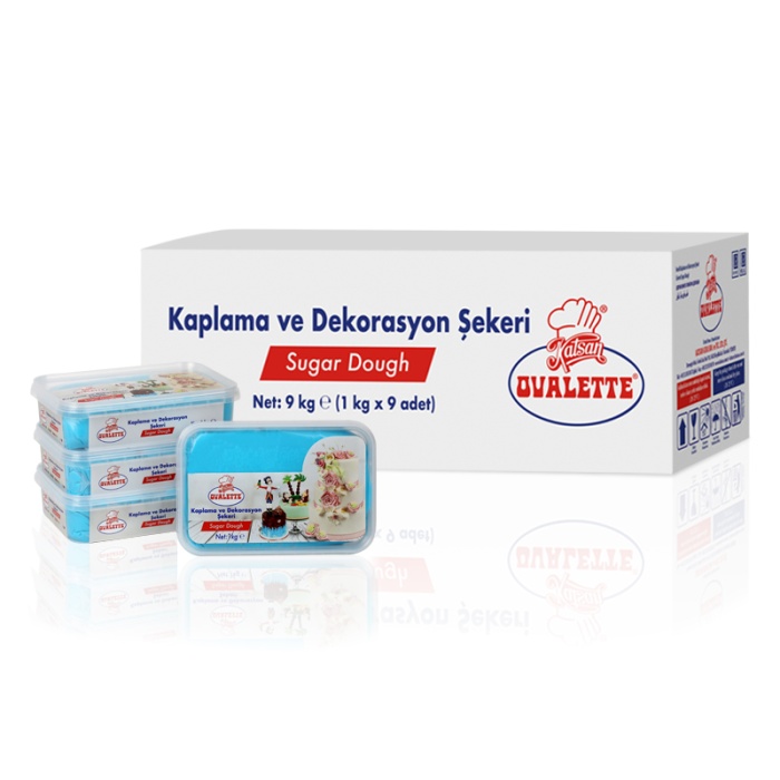 Ovalette Mavi Şeker Hamuru 1 Kg