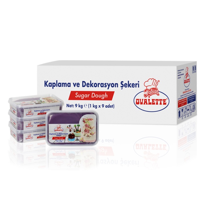 Ovalette Mor Şeker Hamuru 1 Kg