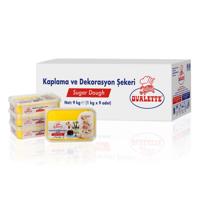 Ovalette Sarı Şeker Hamuru 1 Kg