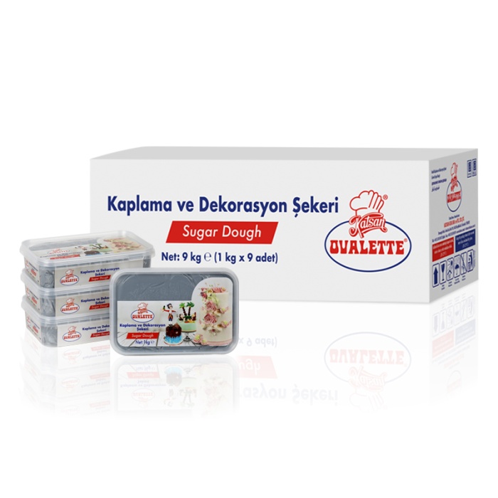 Ovalette Gri Şeker Hamuru 1 Kg