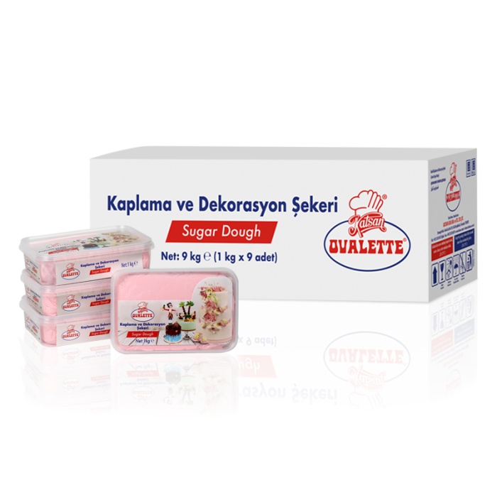 Ovalette Açık Pembe Şeker Hamuru 1 Kg