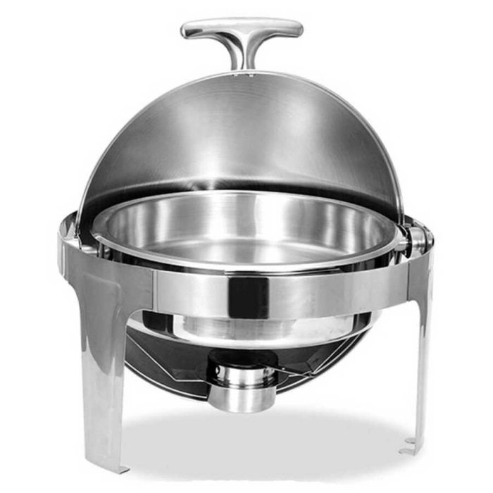 CHAFING DISH ROLL TOP YUVARLAK 6 L (CDC-6)