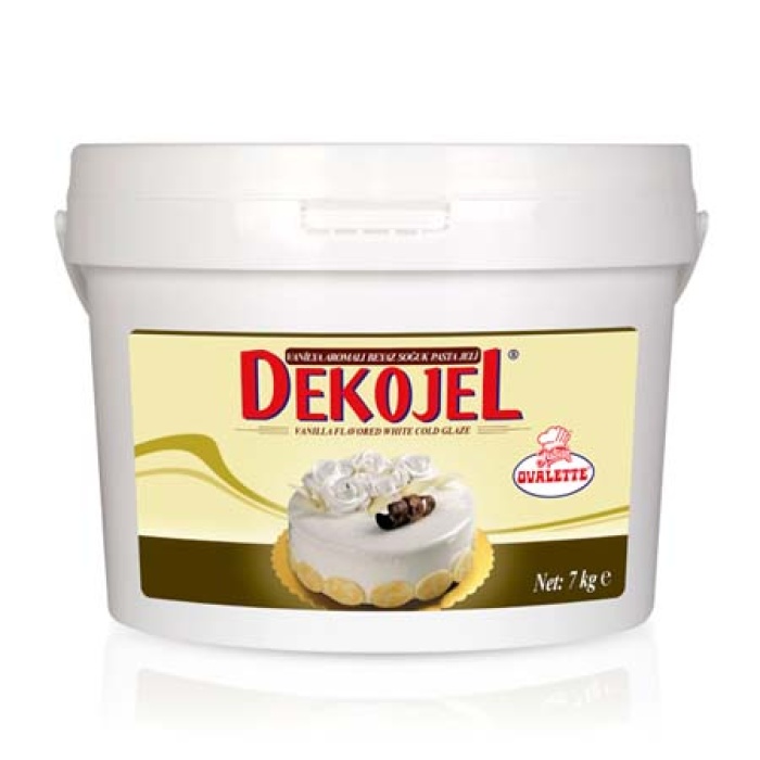 Dekojel Parlak Soğuk Beyaz Pasta Jeli Jölesi 7 Kg