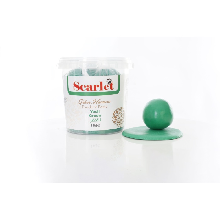 Yeşil Şeker Hamuru 1 Kg