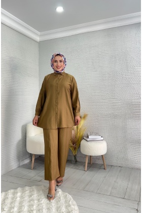 Camel Çilek Kumaş İkili Takım