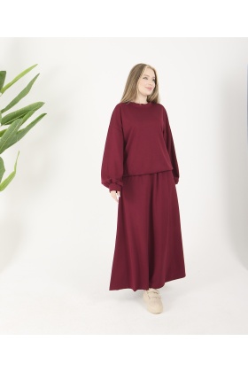 Bordo Oyso Etekli Takım