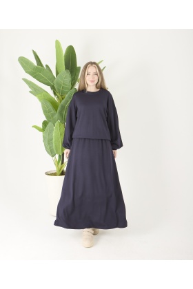 Lacivert Oyso Etekli Takım