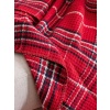 Homprime Scotch Çift Kişilik Battaniye 180X220 Kırmızı