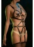 Bayan İç Giyim Deri Full Body Harness - APFT470