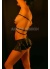 Deri Fantazi İç Giyim - Bondage Harness - APFT549