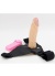 Harness 17 CM İçi Boş Titreşimli Belden Bağlamalı Protez Penis