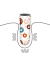 Censan Rechargeable Donut Massager Kurşun Vibratör