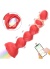 Censan Telefon Kontrollü Haley Rose Pulled Beads Anal Plug – Siyah
