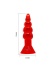 Boğumlu 17 CM Silikon Anal Plug Vantuzlu Anal Tıkaç Dildo