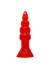 Boğumlu 17 CM Silikon Anal Plug Vantuzlu Anal Tıkaç Dildo