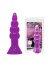 Boğumlu 17 CM Silikon Anal Plug Vantuzlu Anal Tıkaç Dildo