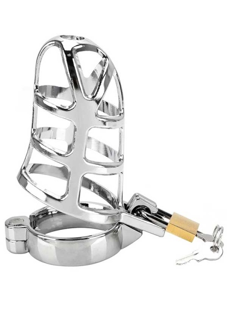 Seks Shop Bdsm Paslanmaz Çelik Penis Kafesi