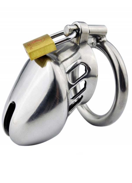 Censan BDSM Paslanmaz Çelik Penis Kafesi ModelNo5