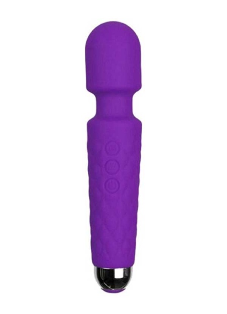 Female Wand Massager Şarjlı Vibratör - Mor