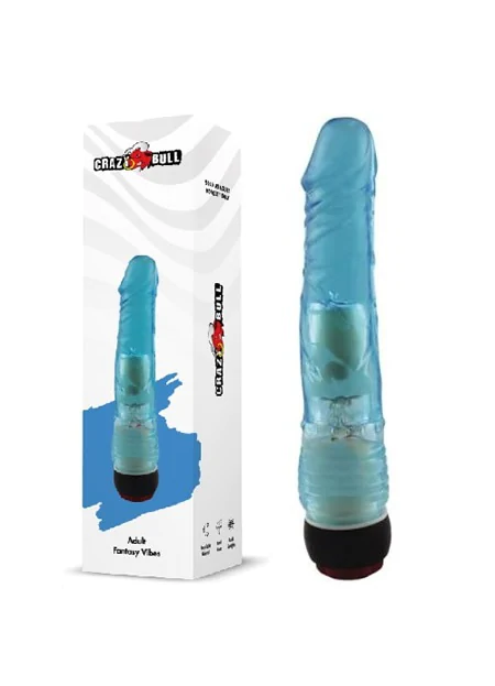 Waves 18 CM Titreşimli Mavi Jel Vibratör