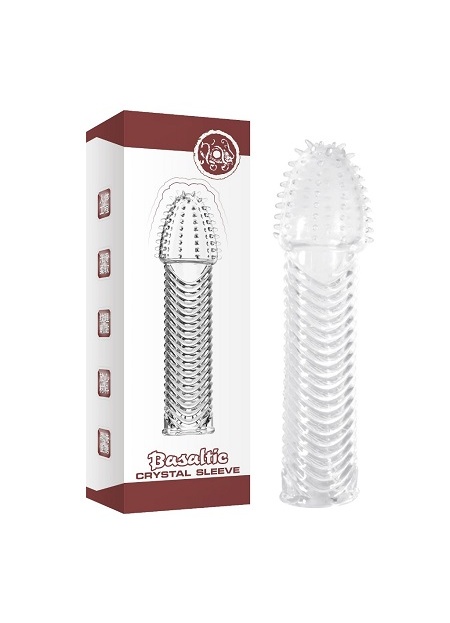 Tırtıklı Uzatıcı Dolgulu Penis Kılıfı