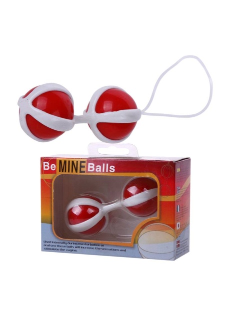 Be Mine 2li Bilyalı Anal Vajinal Zevk Topu Kegel Egzersiz Topları