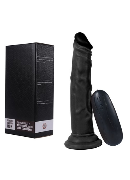 XS Testissiz Zenci Penis Et Dokusu Süper Realistik 18.5 CM Dildo