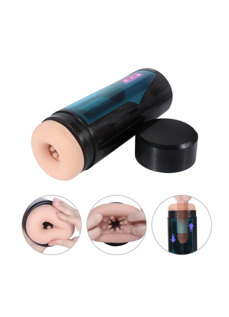 Usb şarjlı Gerçekçi Vajina Mastürbatör