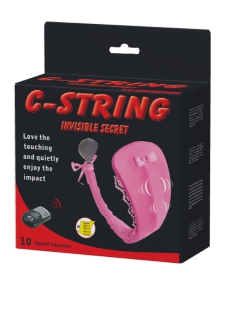 Censan C-String İnvisible Secret Giyilebilir Kumandalı Vibratör Mor