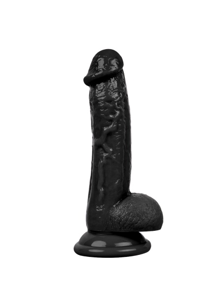 Censan 19CM Gerçekçi Siyah Dildo Yapay Penis