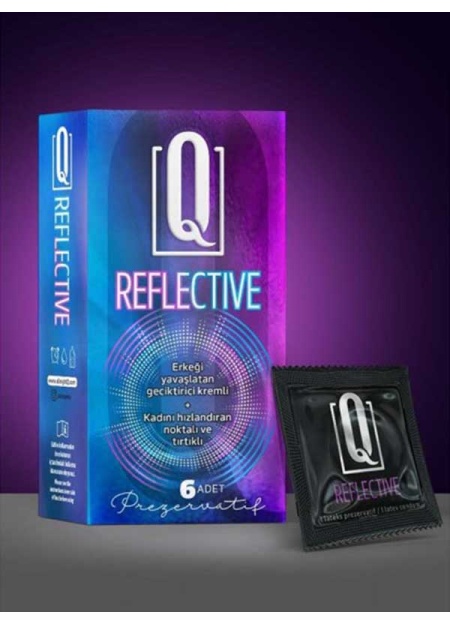 Q REFLECTİVE 6LI PREZERVATİF
