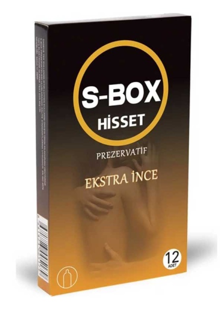 S-Box Ekstra İnce Prezervatif 12li