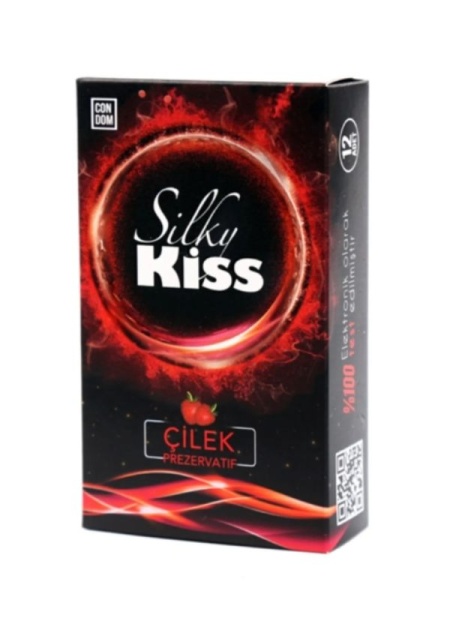 Silky Kiss Çilek Aromalı Prezervatif