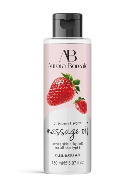 Aurora Boreale Çilek Aromalı Masaj Yağı 150 ML
