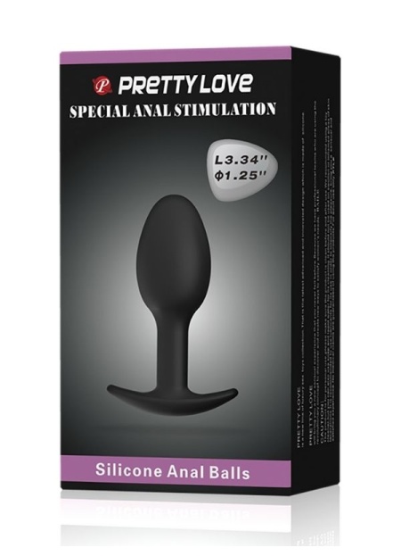 Censan Special Anal Stimulation İçi Ağırlıklı Top Olan Anal Plug Tıkaç